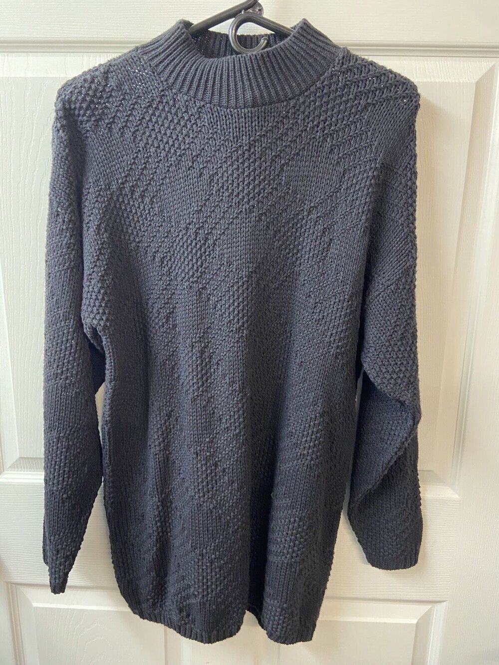 Bobbie Brooks Sweater Womens Medium Pullover Waffle Stitch Tags Y2K USA Heavy